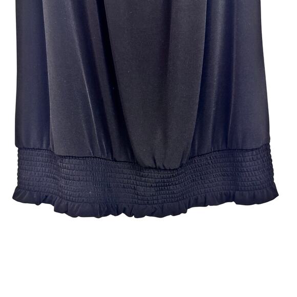 Ann Taylor Factory Black Sleeveless Scoop Neck Elastic Waist Tank Womens XS - Picture 3 of 6